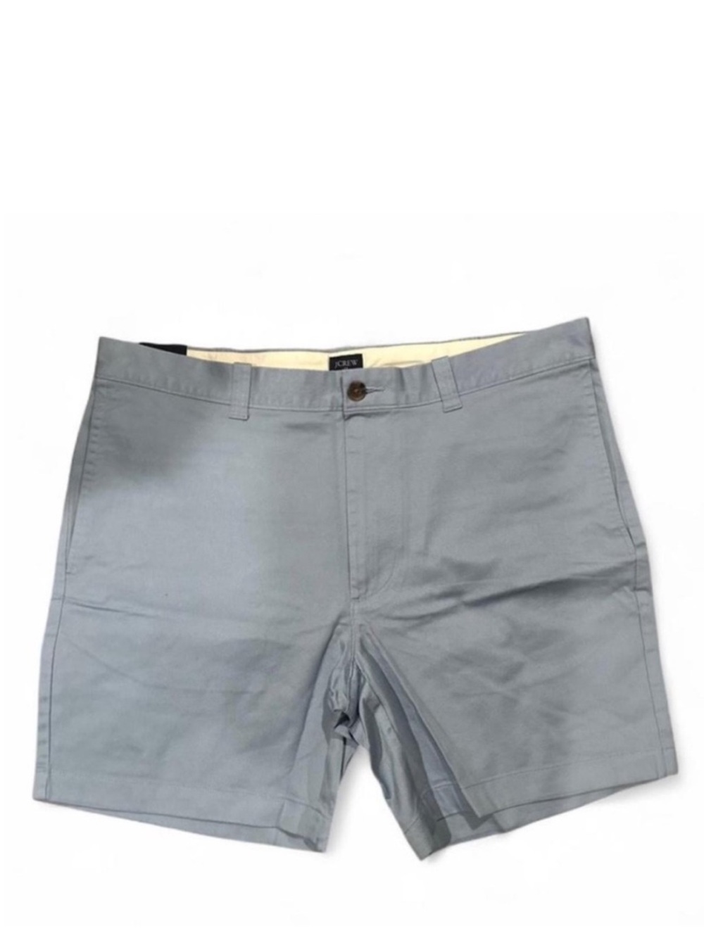 J.Crew Men's Light Blue 7-in Inseam Flat Front Shorts Size Waist 35 in.
